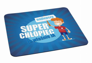 Podkładka pod myszkę Super chłopiec to właśnie ja