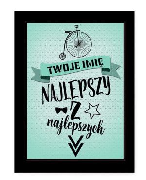 Dyplom z imieniem dla najlepszego Chłopaka z najlepszych