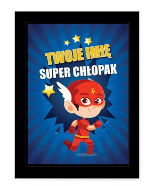 Dyplom z imieniem dla super Chłopaka
