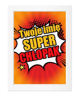 Dyplom z imieniem dla super faceta