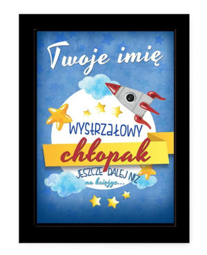 Dyplom z imieniem dla wystrzałowego Chłopaka
