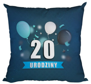 Poduszka 20 urodziny