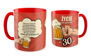 Kubek Życie zaczyna się po 30stce