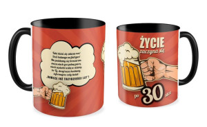 Kubek Życie zaczyna się po 30stce