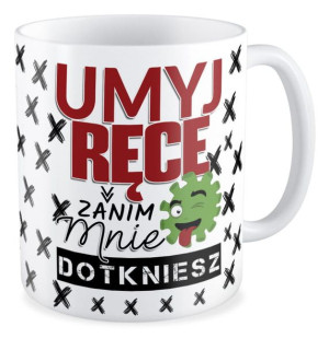 Kubek koronawirus Umyj ręce