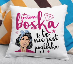 Poduszka - Jestem Boska i to nie jest pogłoska