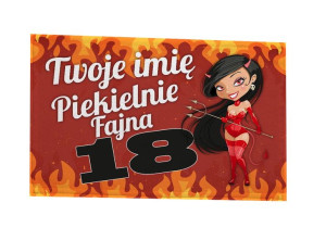 Ręcznik Piekielnie Fajna 18