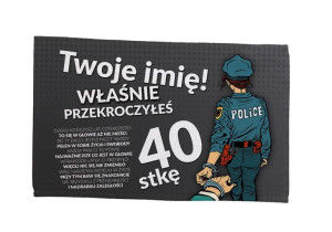 Ręcznik Właśnie przekroczyłeś 40-tkę