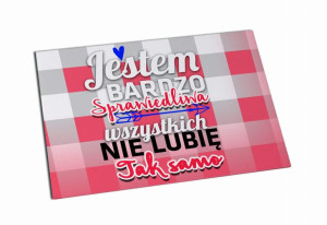 Magnes Jestem bardzo sprawiedliwa wszystkich nie lubię tak samo