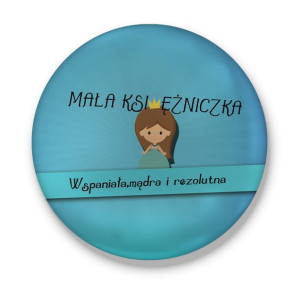 Lusterko okrągłe Mała Księżniczka