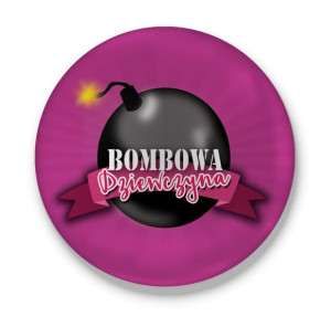 Lusterko okrągłe Bombowa Dziewczyna
