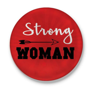 Lusterko okrągłe Strong Woman