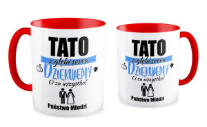 Kubek Tato z głębi serca Dziękujemy Ci za wszystko!
