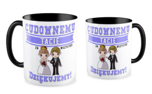 Kubek Cudownemu Tacie za wszystko Dziękujemy