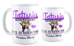 Kubek Tatusiu Dziękujemy