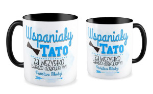 Kubek Wspaniały Tato za wszystko bardzo dziękujemy!
