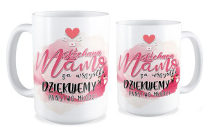 Kubek Kochana Mamo za wszystko Dziękujemy