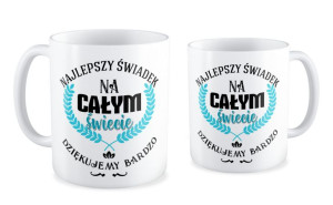 Kubek Najlepszy Świadek na całym świecie