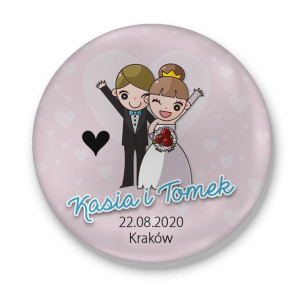 Przypinka Podziękowanie dla Gości