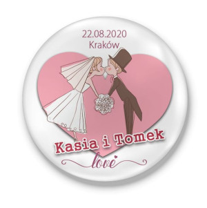 Przypinka Podziękowanie dla Gości