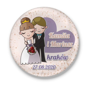 Przypinka Podziękowanie dla Gości