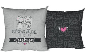 Poduszka Państwo Młodzi Dziękują za wszystko