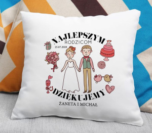 Poduszka Dziękujemy Najlepszym Rodzicom