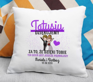 Poduszka Tatusiu Dziękujemy
