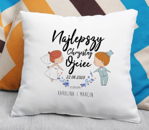 Poduszka Najlepszy Ojciec Chrzestny