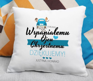 Poduszka Wspaniałemu Ojcu Chrzestnemu