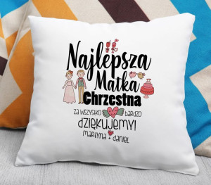 Poduszka Najlepsza Matka Chrzestna