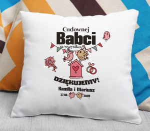 Poduszka Cudownej Babci Dziękujemy za wszystko