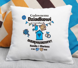 Poduszka Cudownemu Dziadkowi Dziękujemy za wszystko