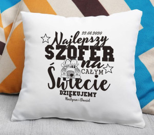 Poduszka Najlepszy Szofer na całym świecie