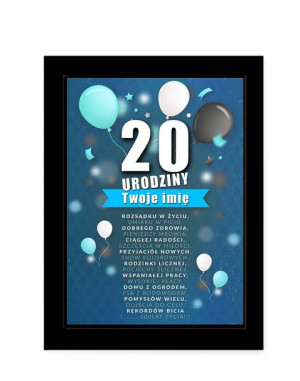 Dyplom 20 URODZINY