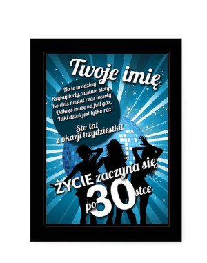 Dyplom Życie zaczyna się po 30-tce