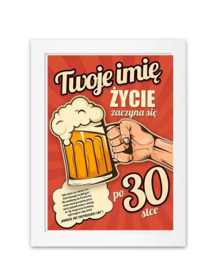 Dyplom Życie zaczyna się po 30-tce