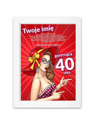 Dyplom Gorrrrąca 40-tka