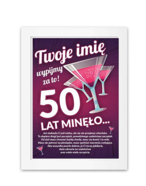 Dyplom 50 lat minęło... Wypijmy za to!