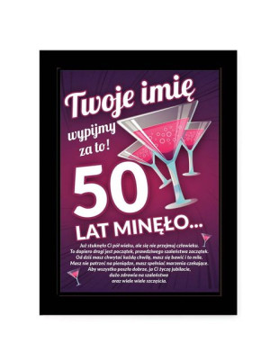 Dyplom 50 lat minęło... Wypijmy za to!