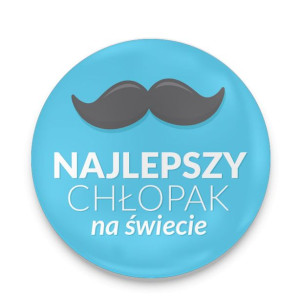 Przypinka Najlepszy chłopak na świecie