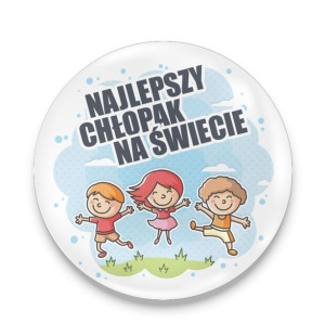 Przypinka Najlepszy chłopak na świecie