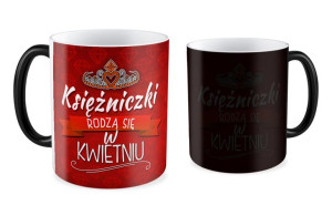 Kubek Księżniczki rodzą się w KWIETNIU