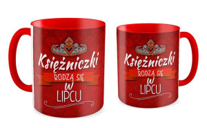 Kubek Księżniczki rodzą się w LIPCU