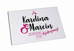 Magnes Podziękowanie dla Gości