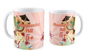Kubek dla Absolwenta Absolwentka na 5+