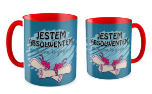 Kubek dla Absolwenta Jestem Absolwentem mam na to papier