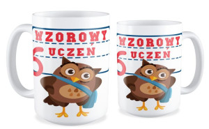 Kubek dla Absolwenta Wzorowy uczeń