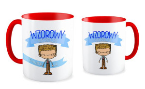 Kubek dla Absolwenta Wzorowy uczeń