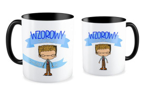 Kubek dla Absolwenta Wzorowy uczeń